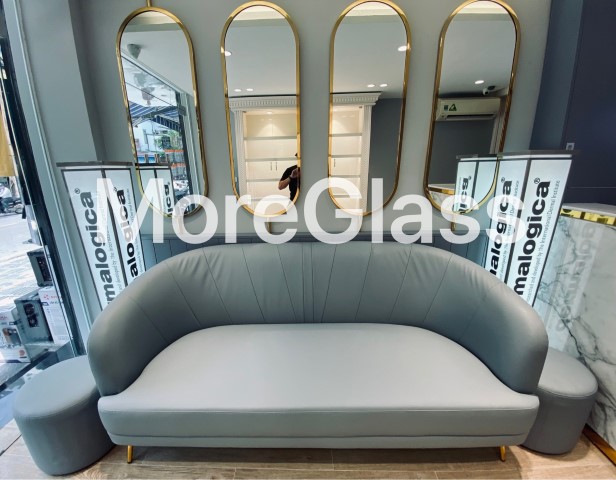 Gương trang trí cao cấp khung gương inox mạ pvd
