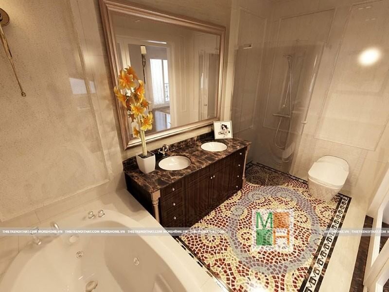 Vách tắm kính cường lực đẹp cho phòng tắm