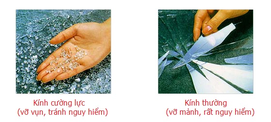 Phân biệt kính thường và kính cường lực Phân biệt kính thường và kính cường lực