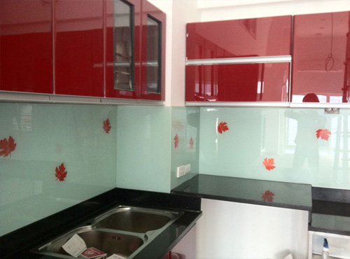 Sự độc đáo của kính màu nhà bếp Licoglass